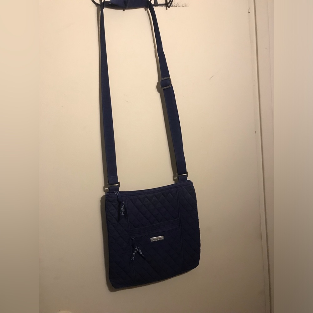 Vera Bradley Navy Quilted Crossbody Bag